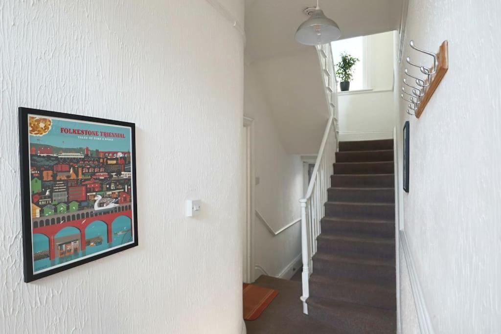 4 Bed Home 3 Mins From Harbour + Sandy Beach Folkestone Ngoại thất bức ảnh